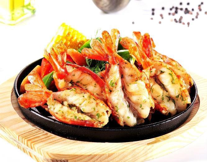 Garlic & Herb Marinated Prawns