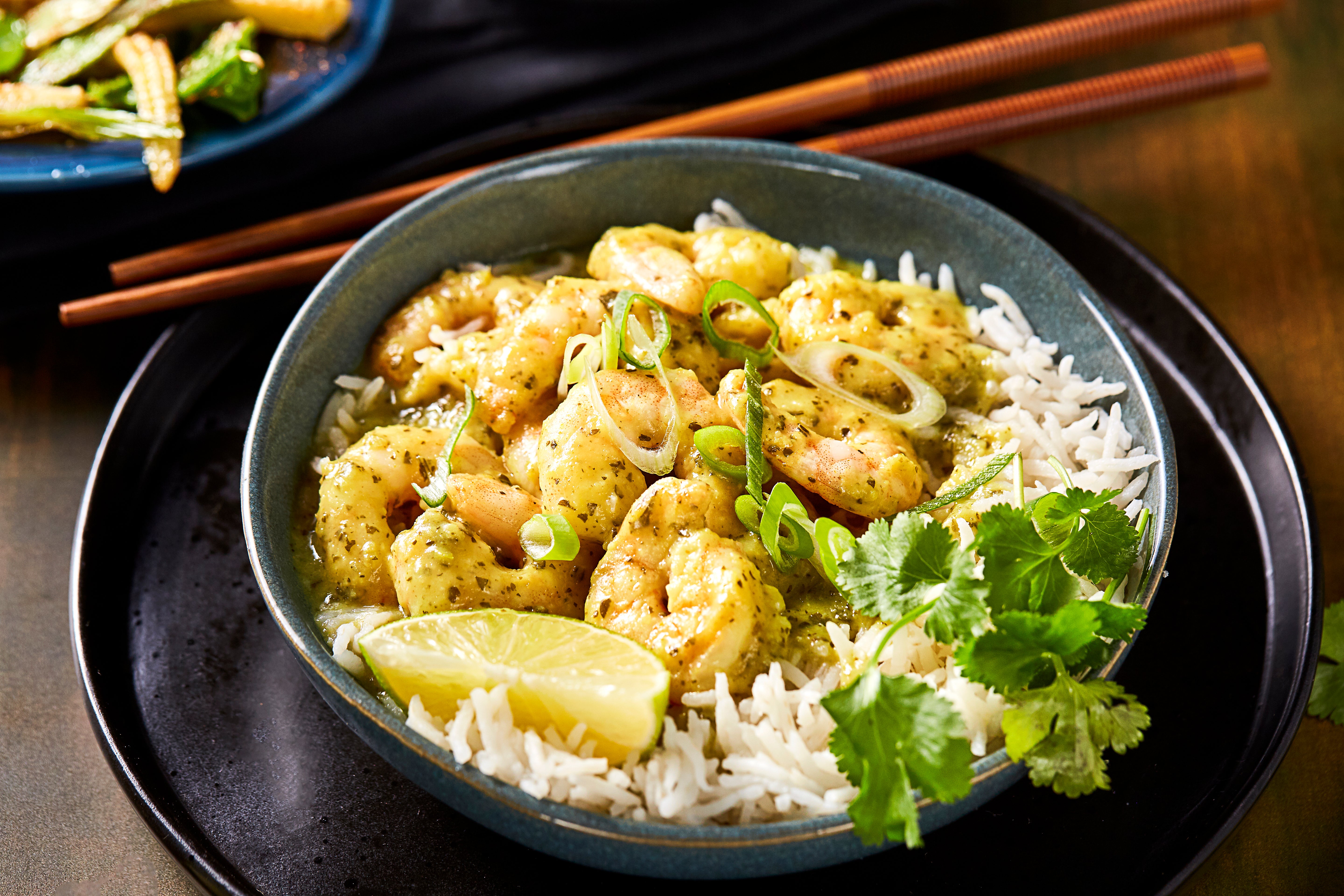 Thai Green Curry King Prawns