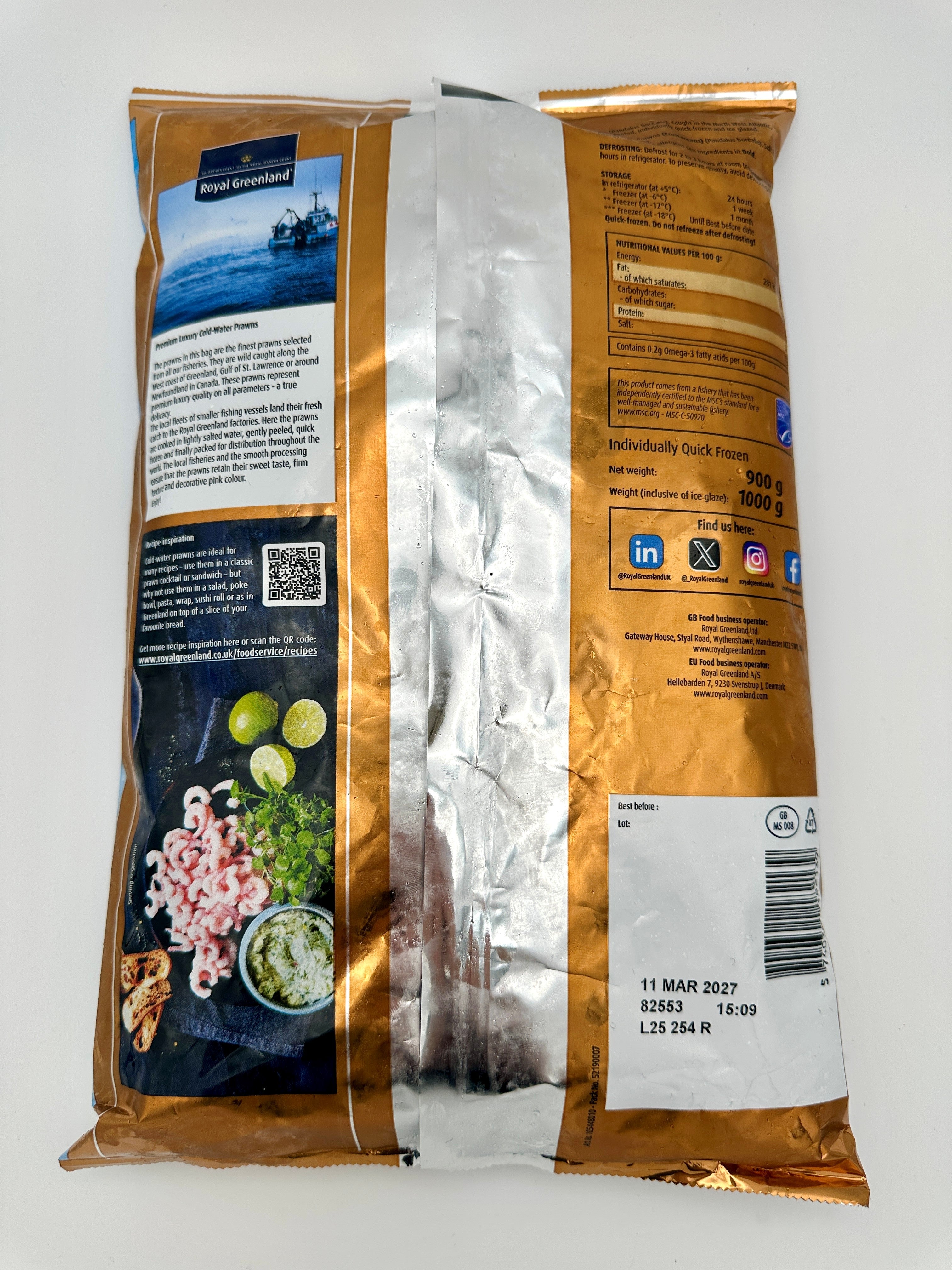 Luxury Cooked & Peeled Prawns