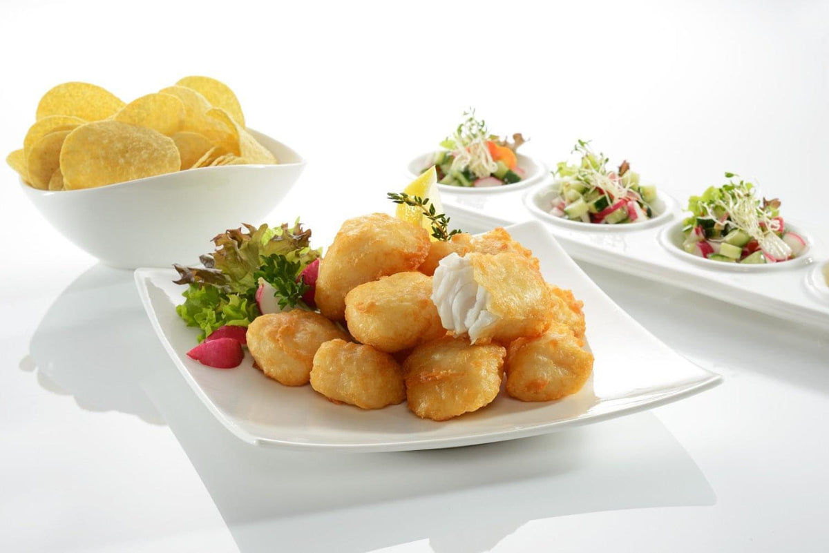 Crispy Battered Chunky Cod Bites – S&J Fisheries