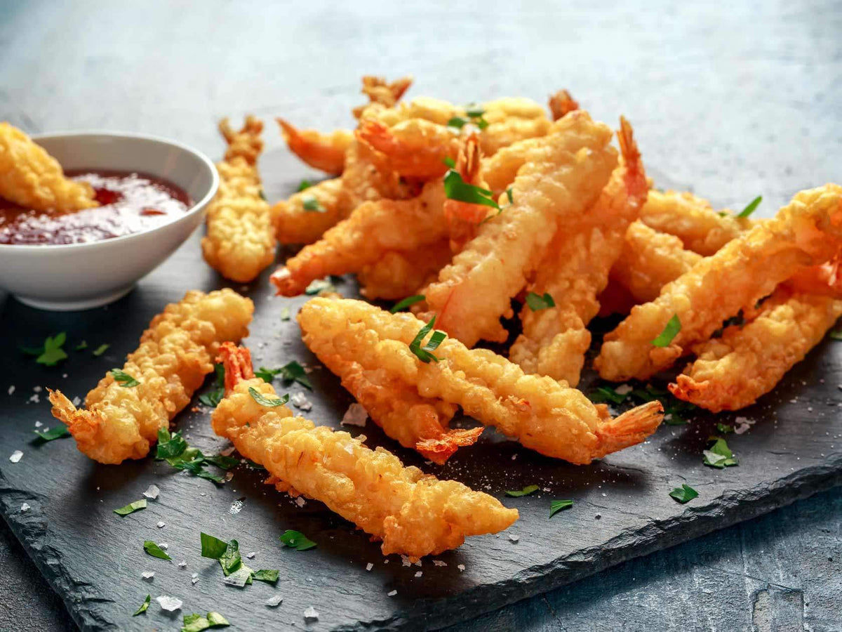 Tempura Battered King Prawns – S&J Fisheries